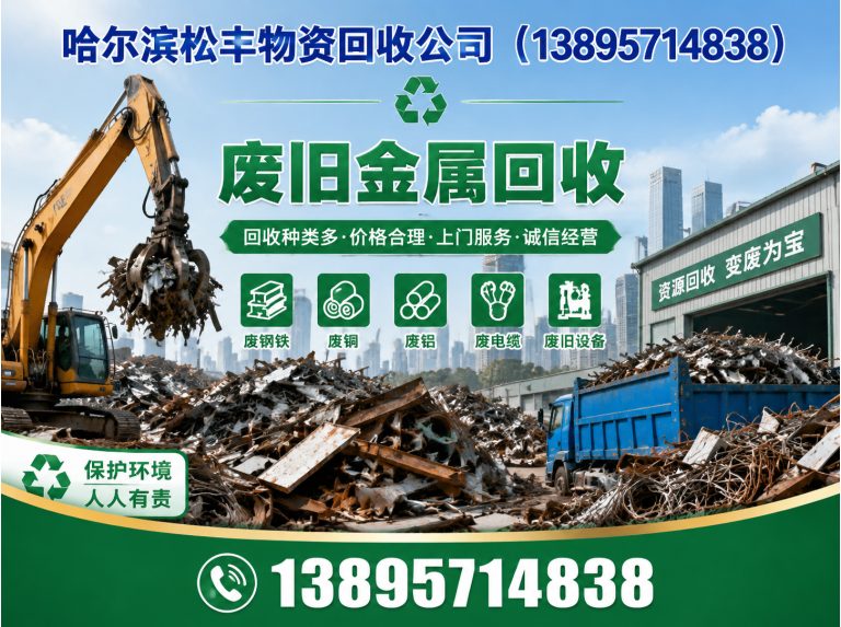 双城区废旧金属回收展示图
